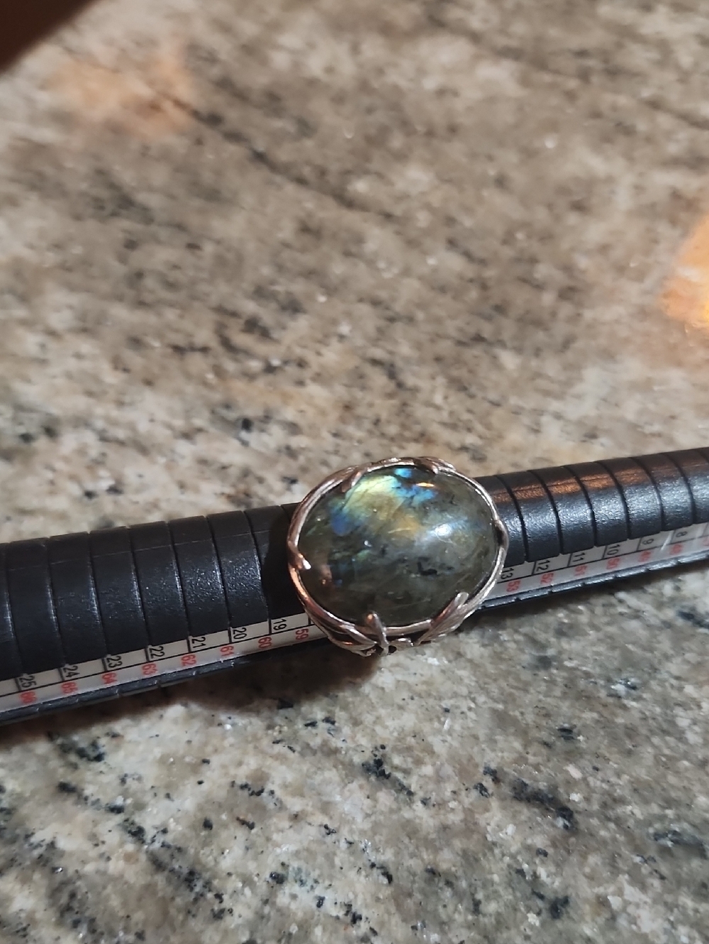 Labdoraite SS Ring